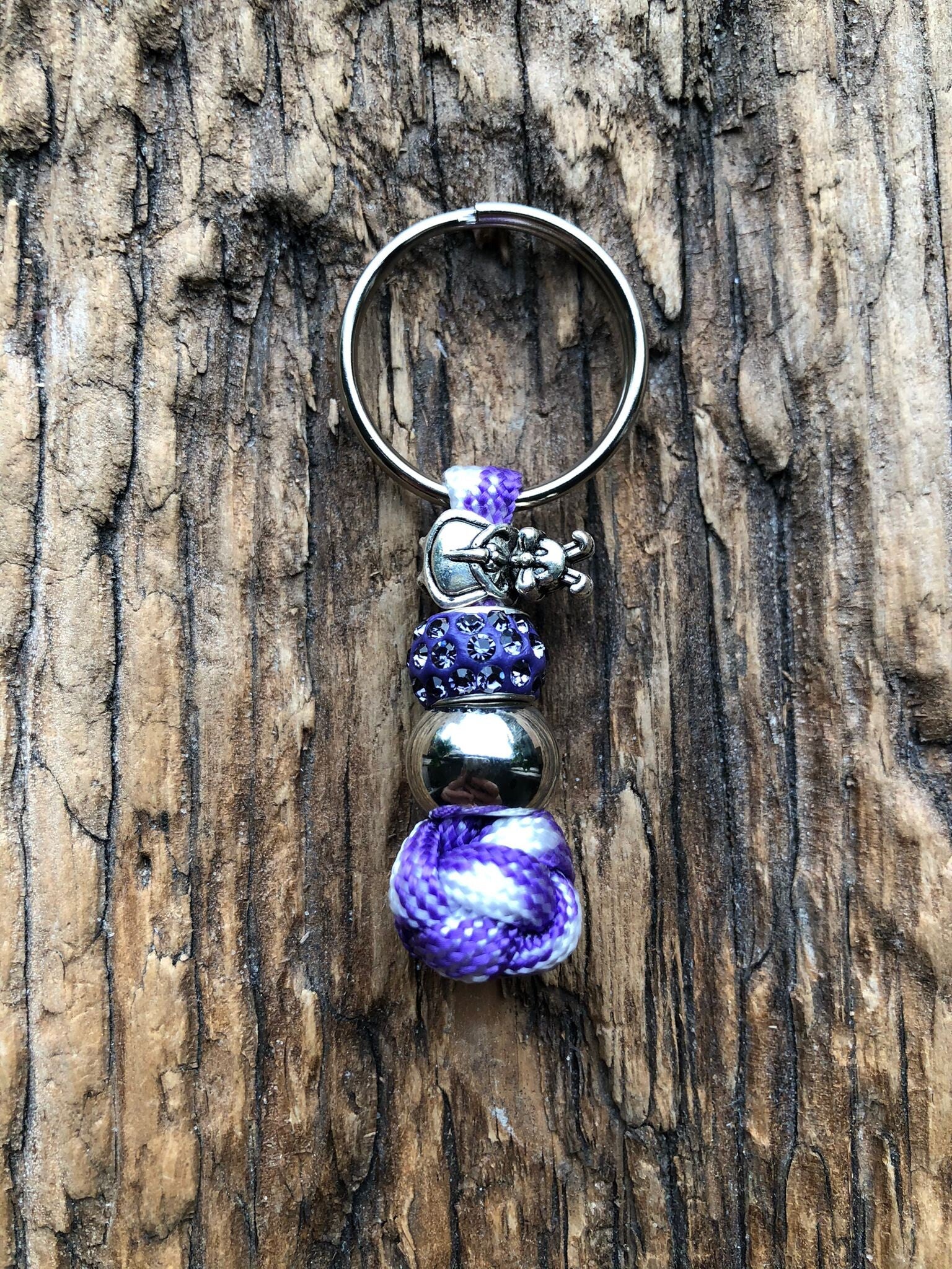 Paracord Sleutelhanger Sale Konijn Paars