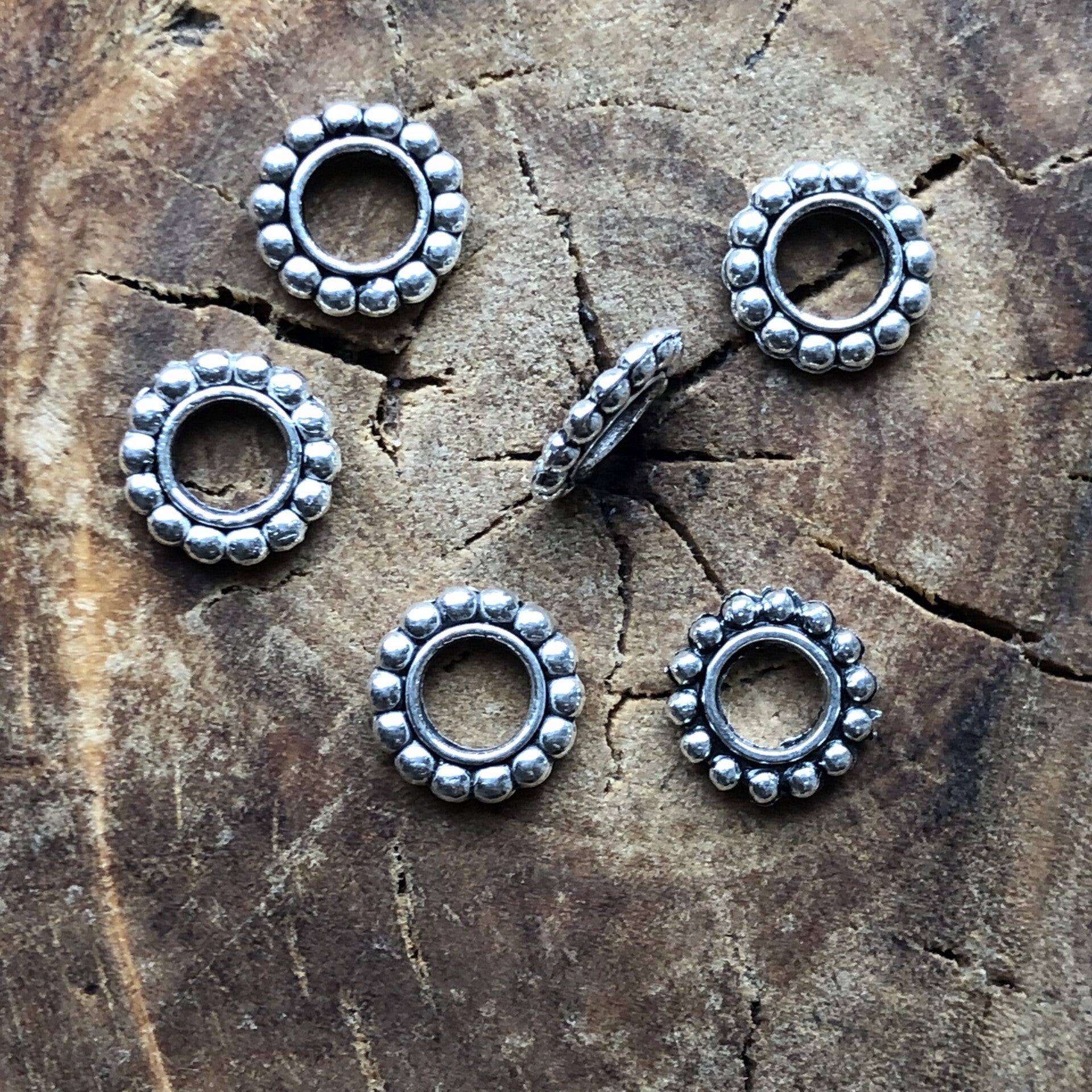 Bolletjes spacer Kralen 10 stuks