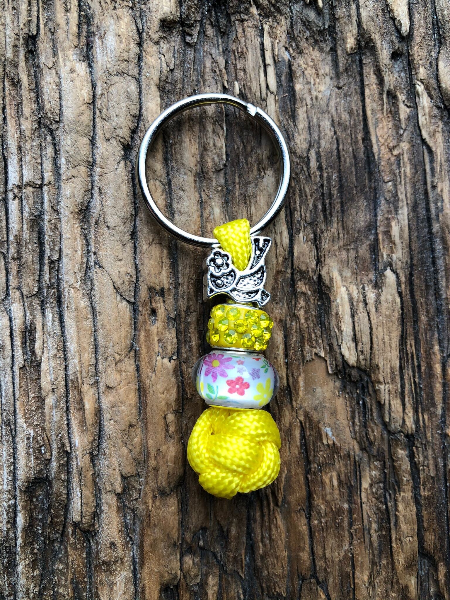 Paracord Sleutelhanger Sale Vogel Geel