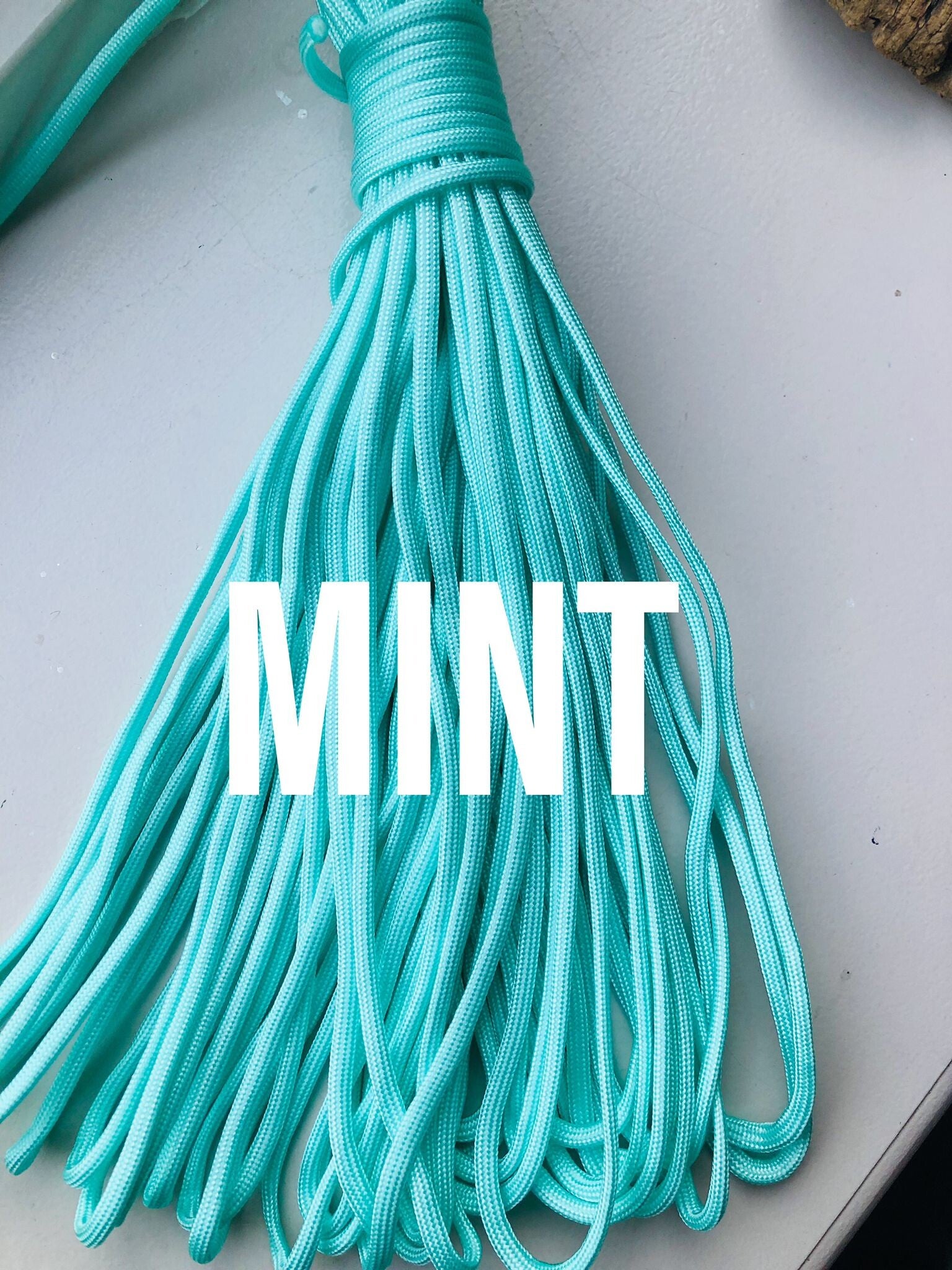 Paracord 4 mm Turquoise / Mint