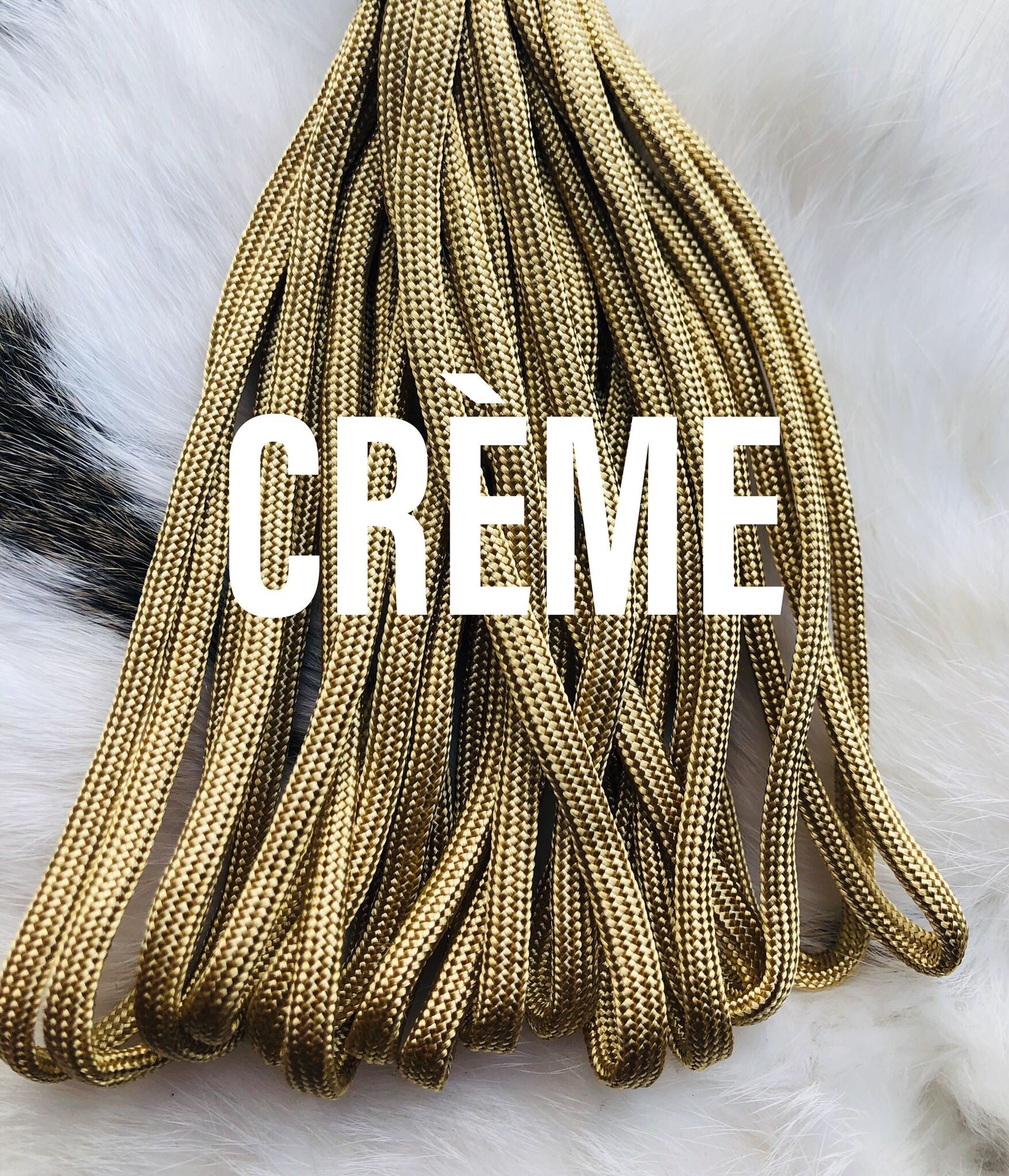Paracord 4 mm Crème