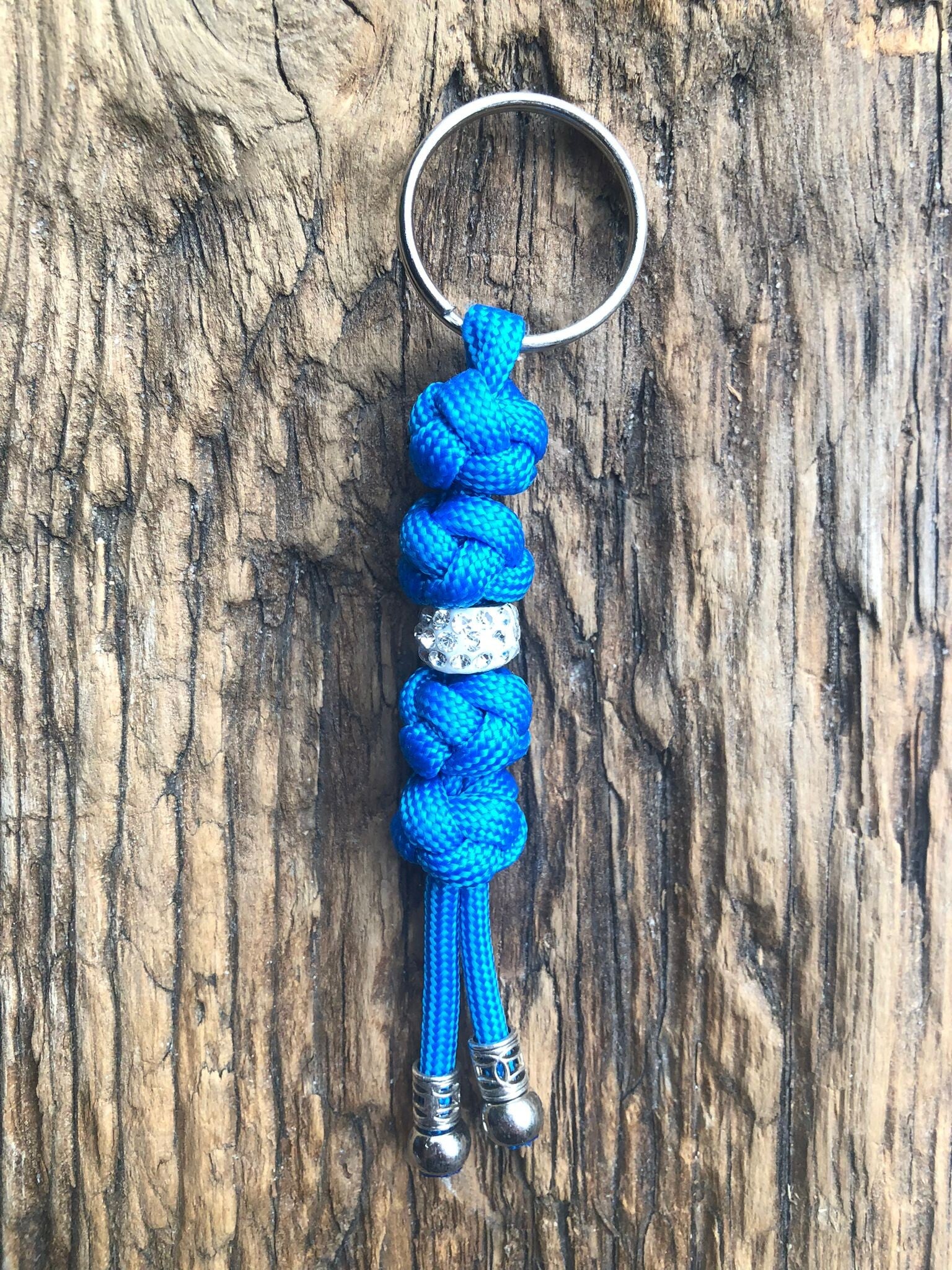 Paracord Sleutelhanger Blauw