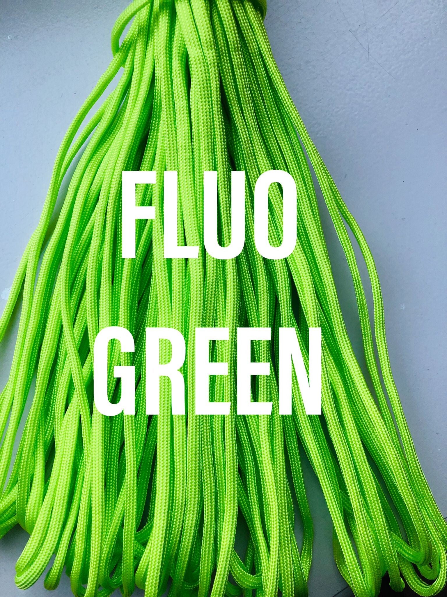 Paracord 4 mm Fluo Groen