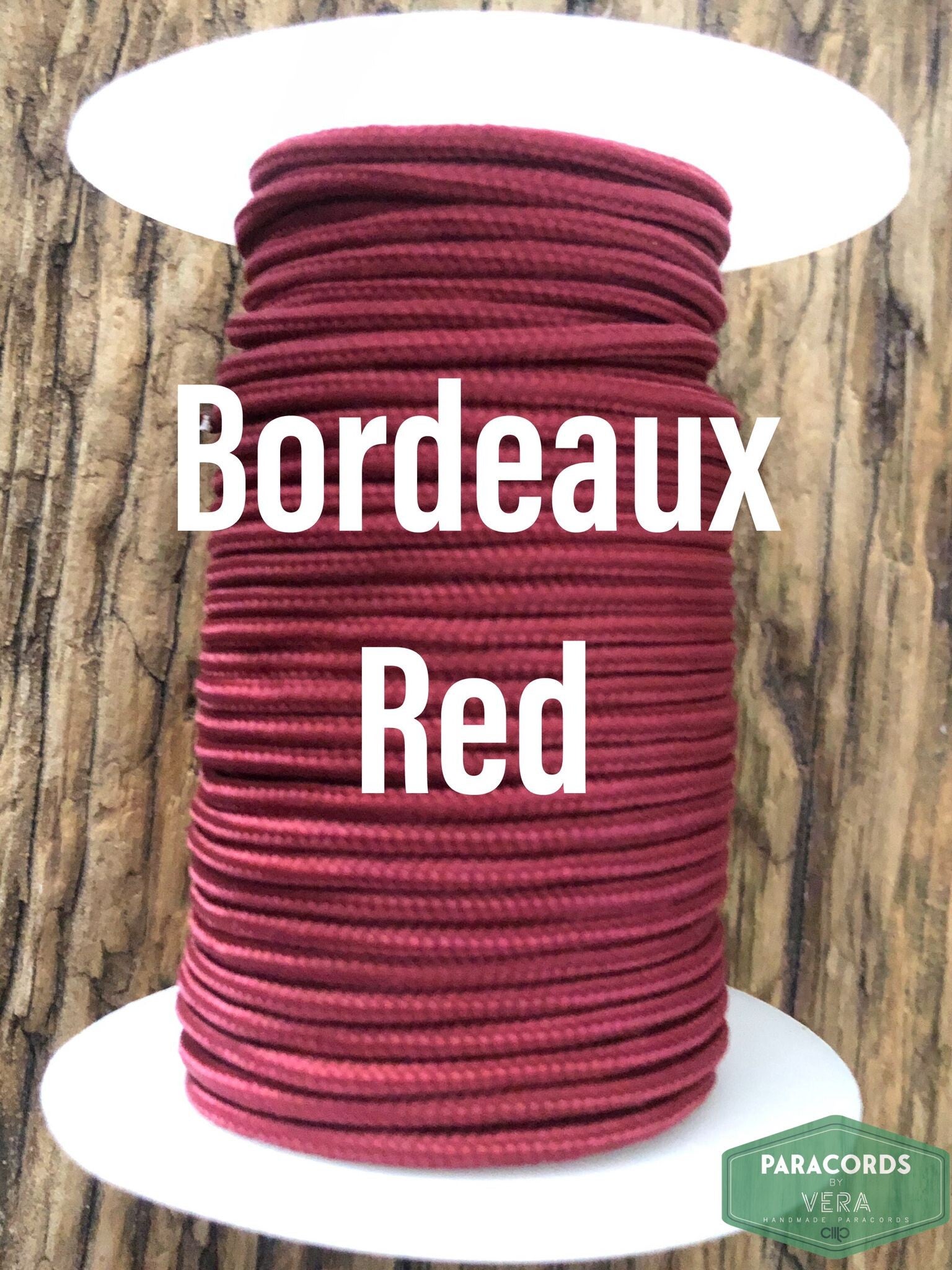 Paracord 2 mm Bordeaux Rood