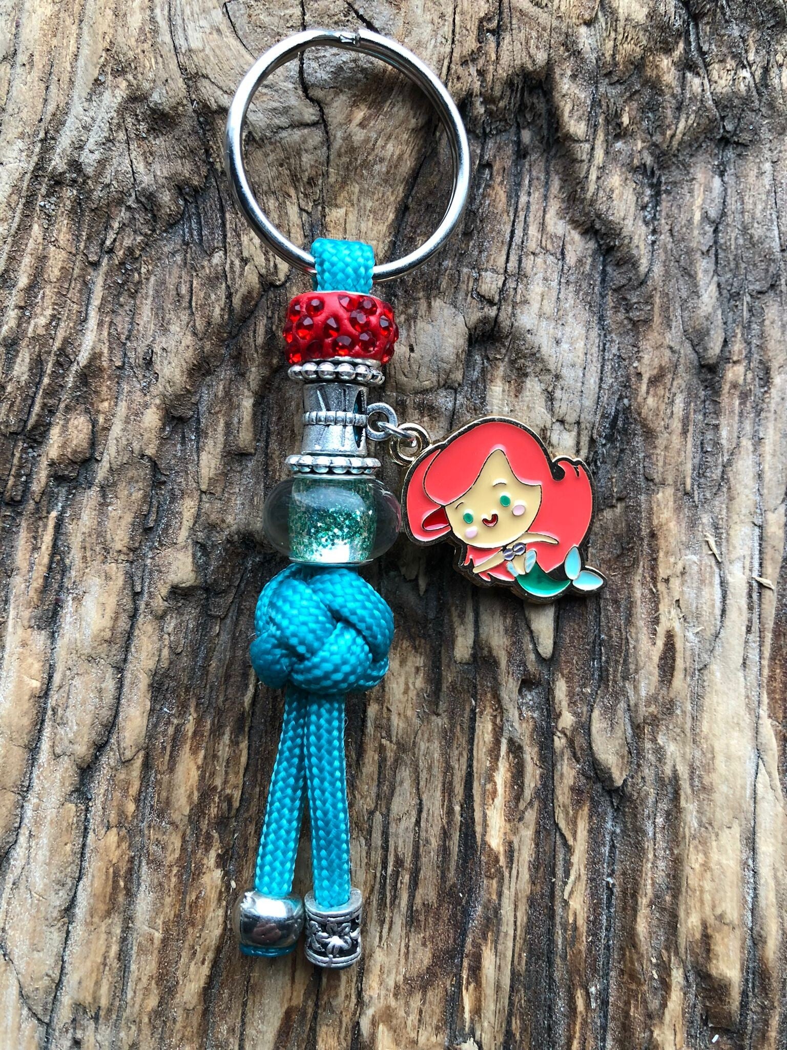 Paracord Sleutelhanger Disney Prinses Ariël  De Kleine Zeemeermin