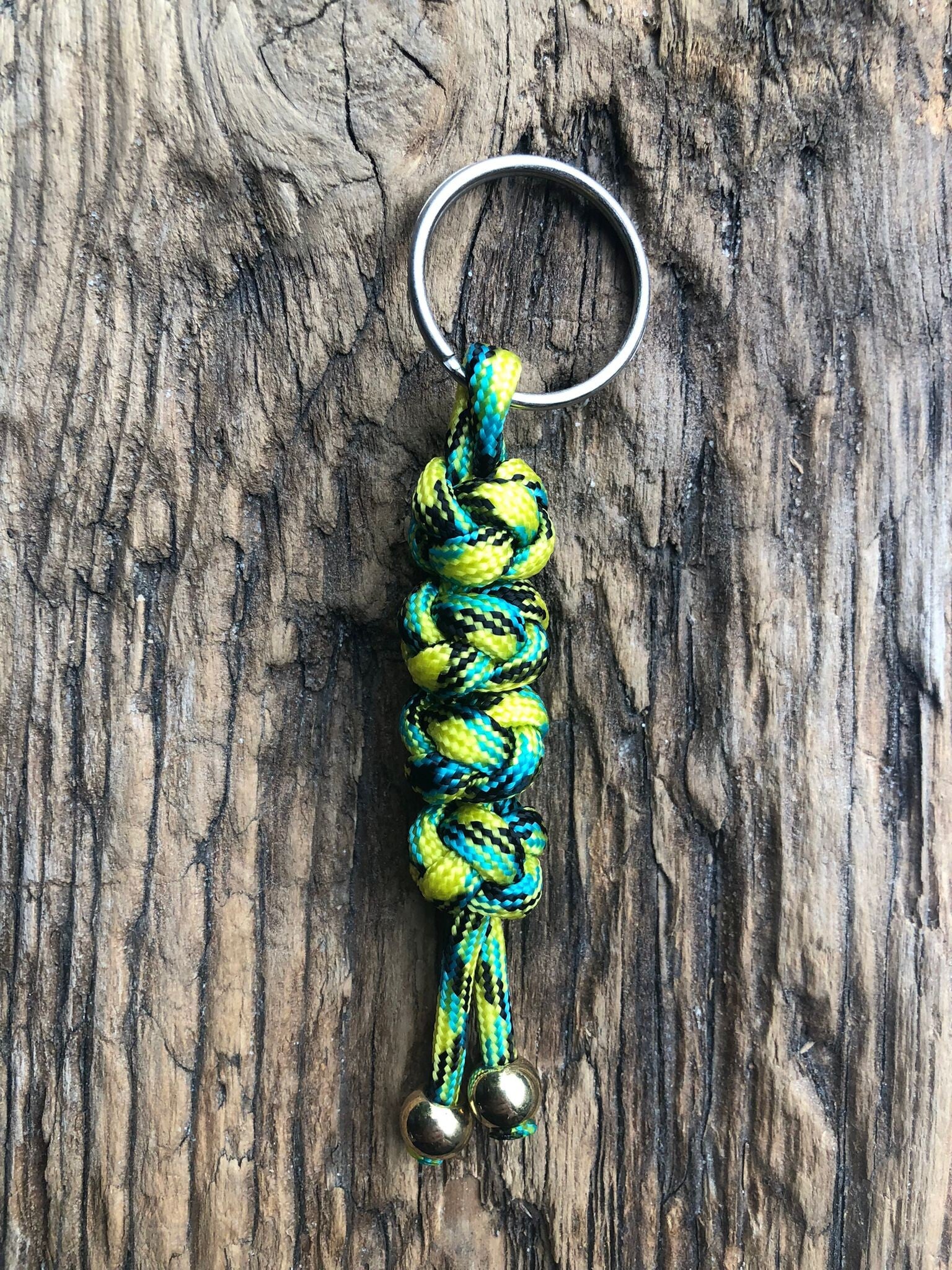 Paracord Sleutelhanger Sale Blue Green Camo