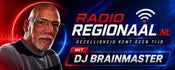 Dj Brainmaster voor Radio Regionaal