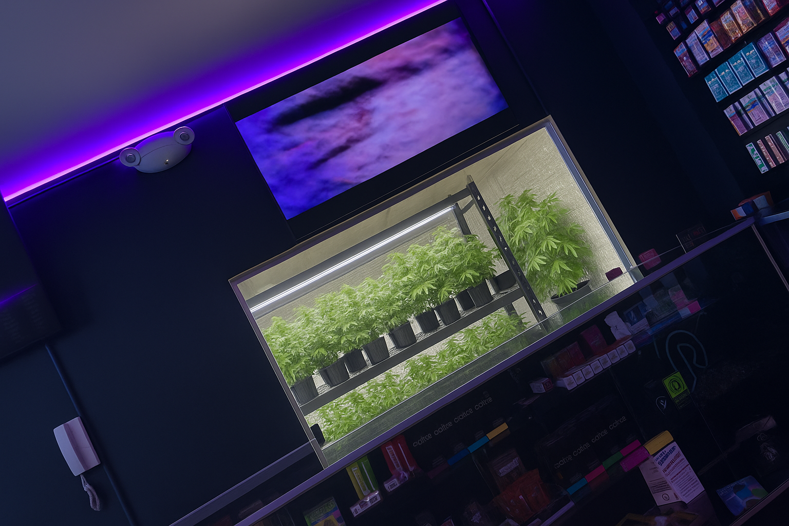 Kush Korner II Los Angeles cannabis dispensary interior
