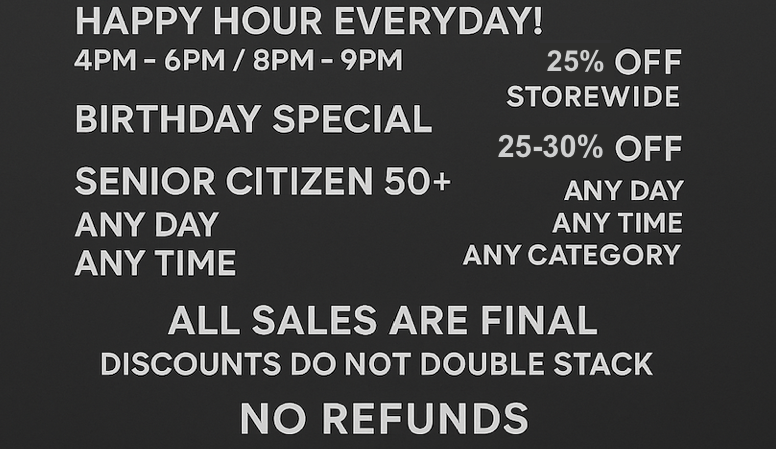 Daily Specials