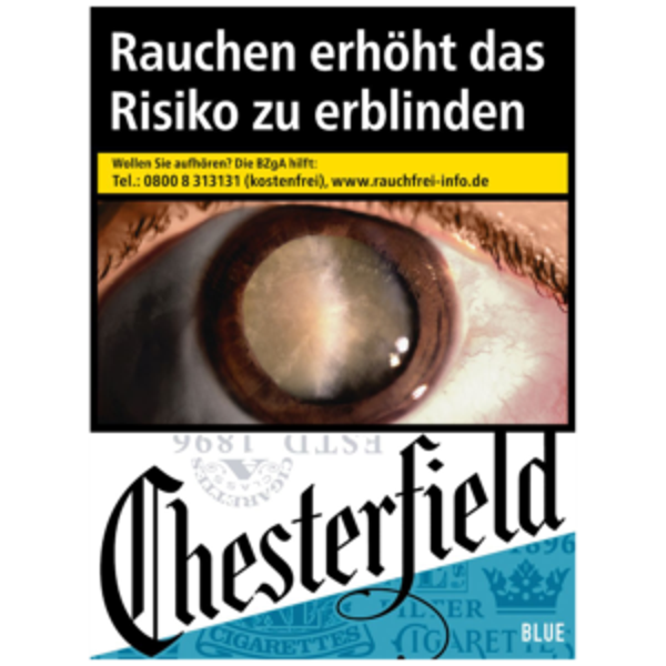 Chesterfield Blue 8X25