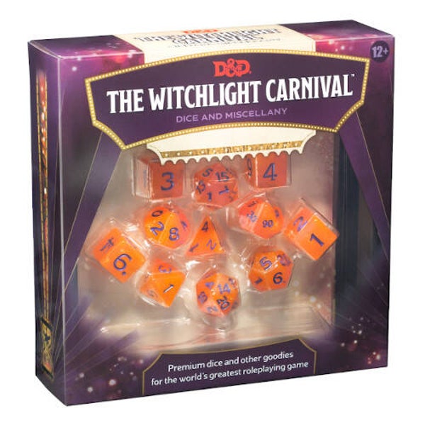 Dungeon & Dragons - The Witchlight Carnival - Dice Set - New & Sealed
