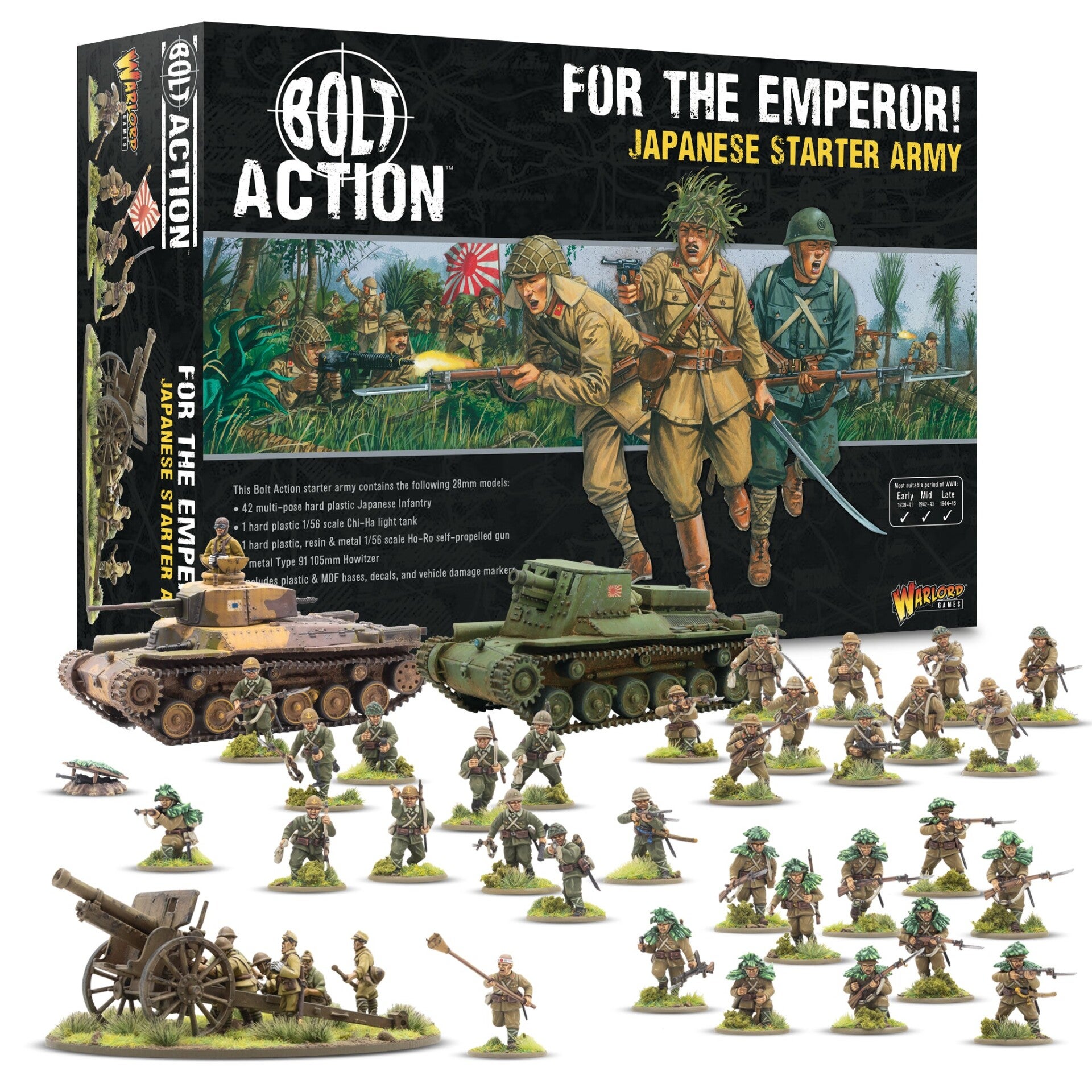 Bolt Action - For The Emperor - Japanese Starter Army - WWII - Warlord Games