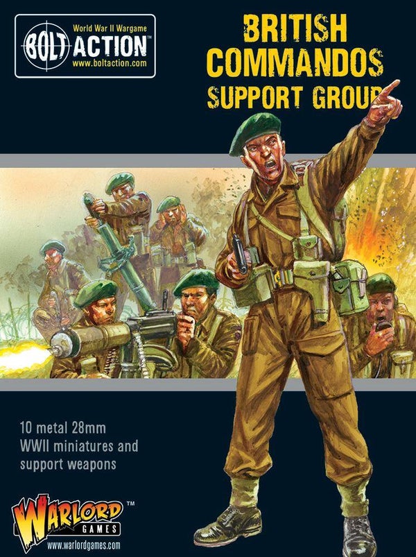 Bolt Action - British Commandos Support Group - Warlord Games