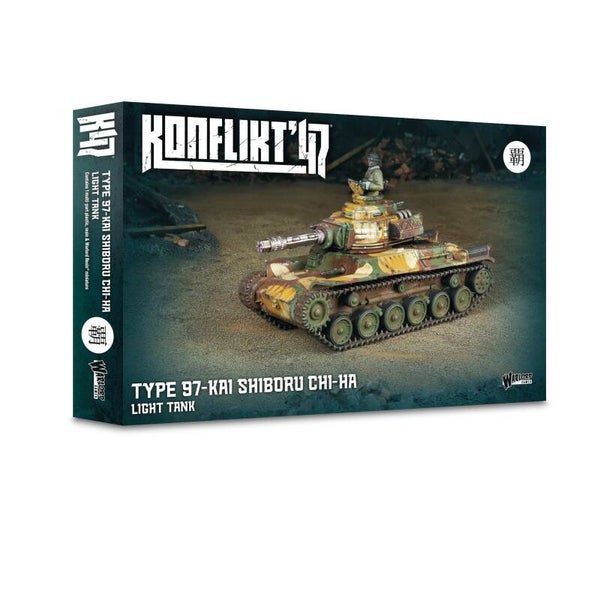 Konflikt '47 - Type 97- Kai Shiboru Chi-Ha - Light Tank - Empire of Japan - Warlord Games