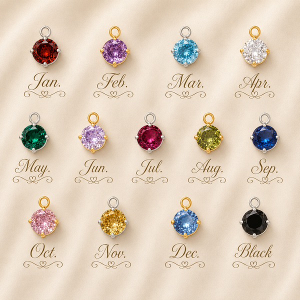 Ketting Rond Geboortesteen