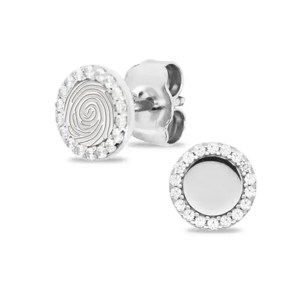 Oorbellen Rond Gravure