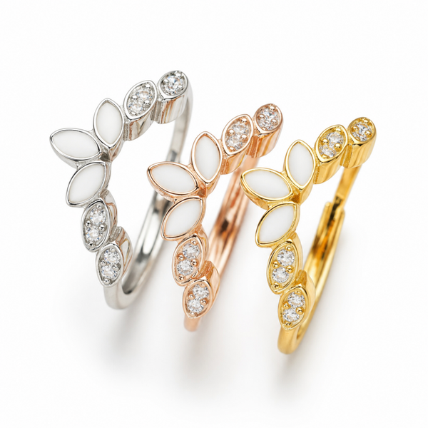 Ring Marquise 3 Stenen