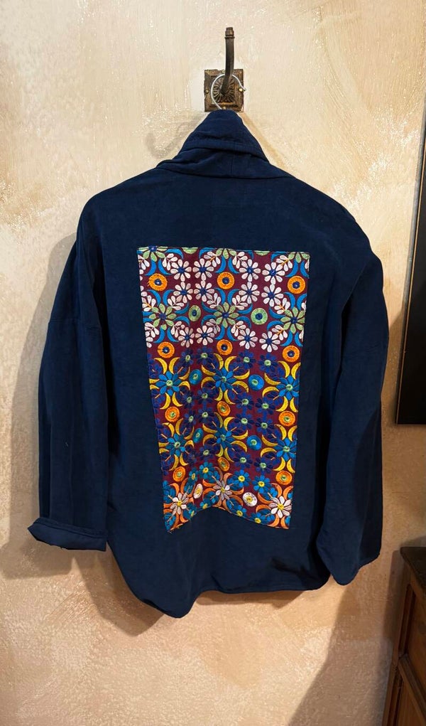 GIACCA VELVET BLUE