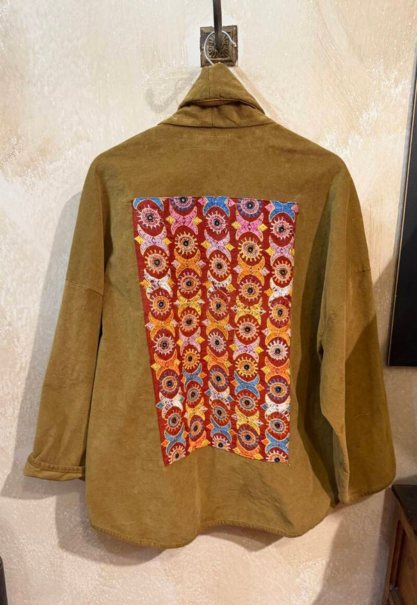 GIACCA VELVET VERDE FANGO