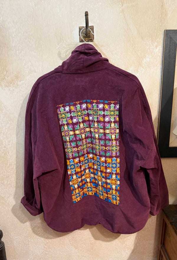 GIACCA VELVET BURGUNDI 2