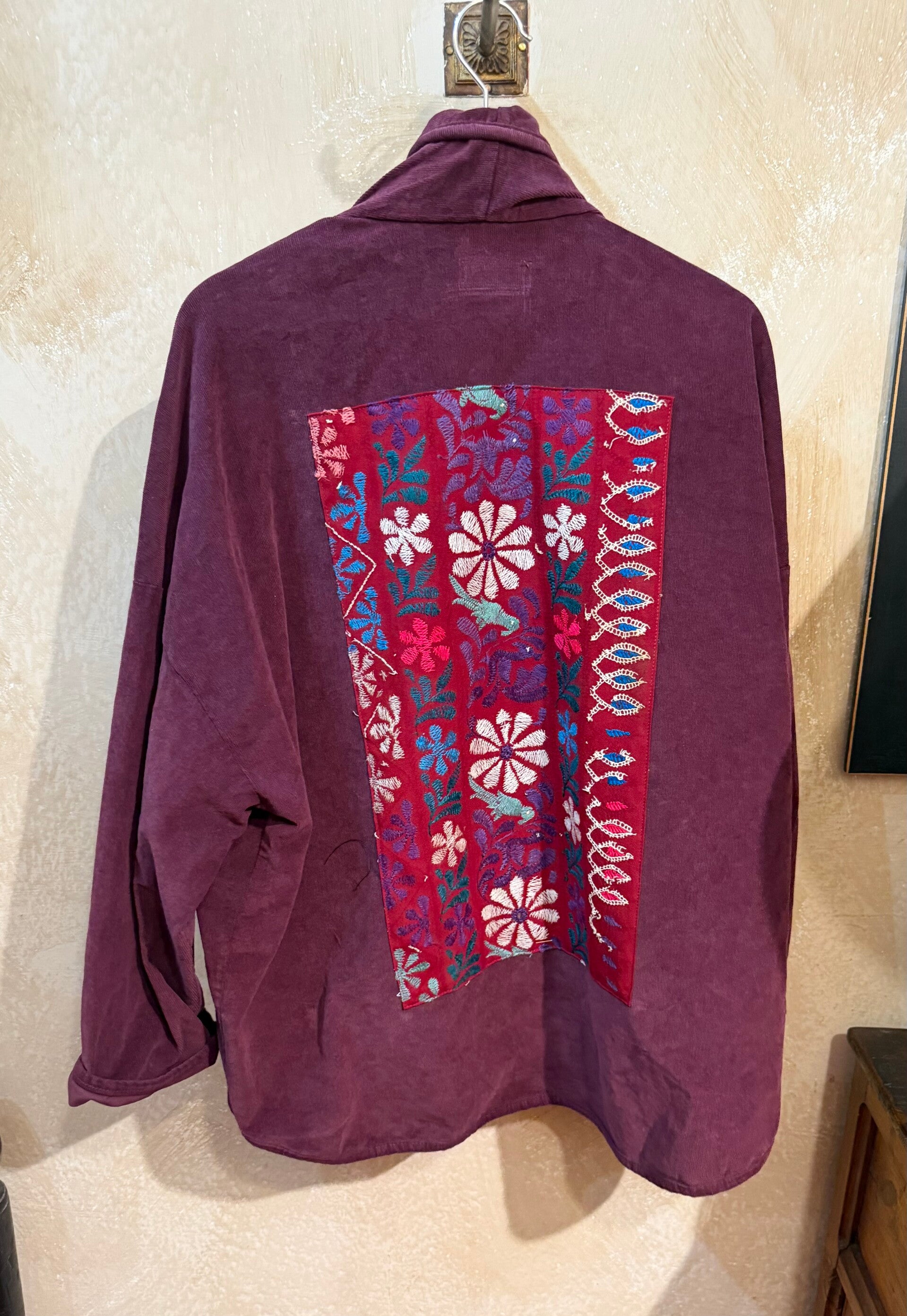 GIACCA VELVET BURGUNDI 1