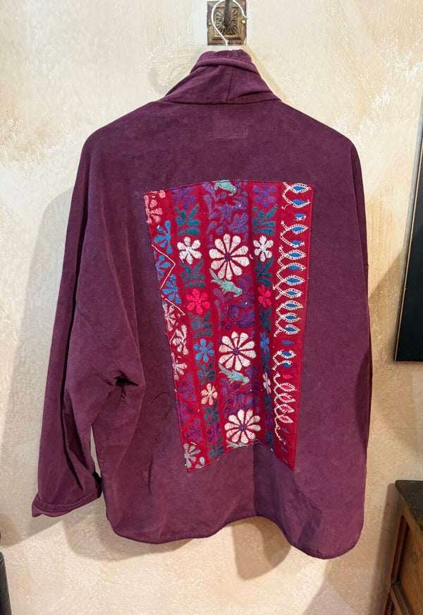 GIACCA VELVET BURGUNDI 1