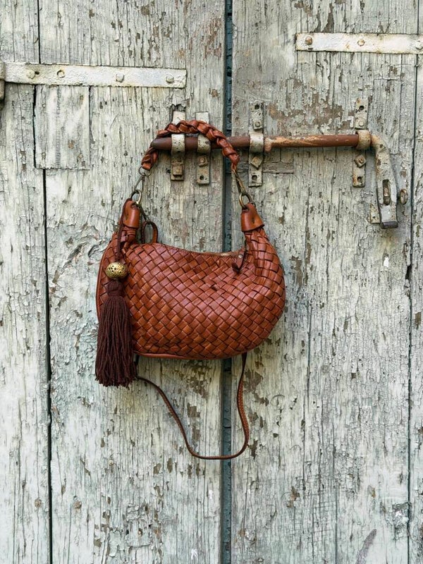 BORSA INTRECCIO BISCOTTO