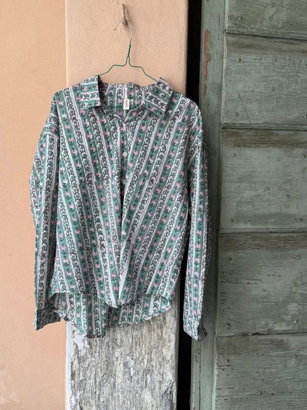 CAMICIA BLOCK PRINT 6