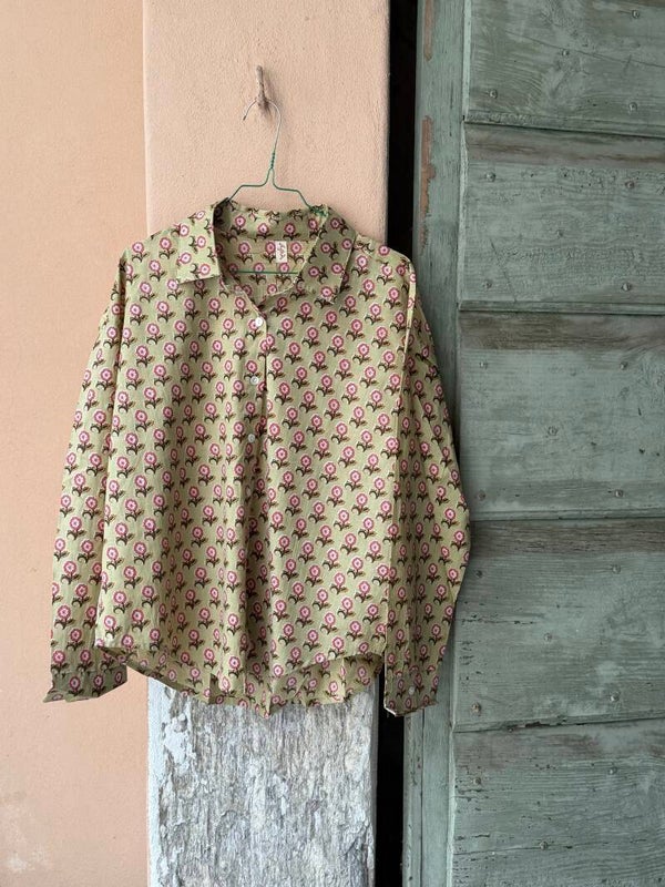 CAMICIA BLOCK PRINT 7