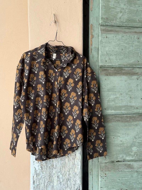 CAMICIA BLOCK PRINT 9