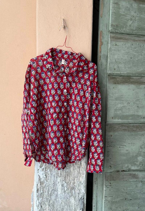 CAMICIA BLOCK PRINT 12