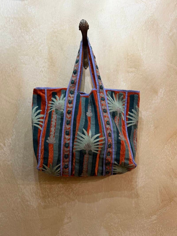 BORSA VELVET PALM 2