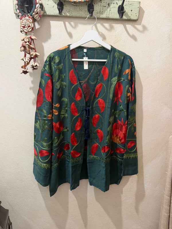 KIMONO LANA KURINJI VERDE FANGO