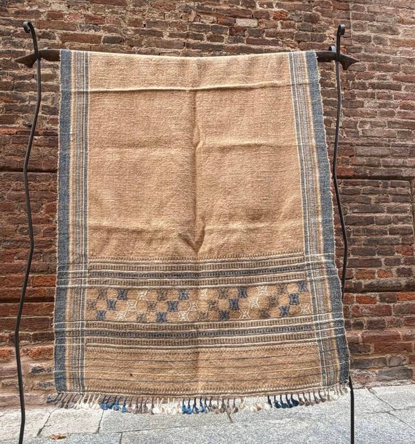 COPERTA SCIALLE GUJARAT SABBIA