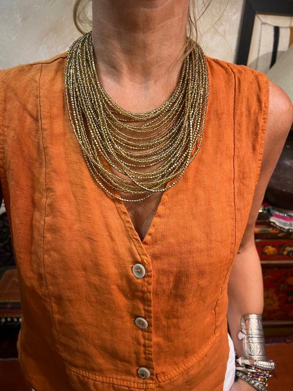 COLLANA MULTIFILO GOLD