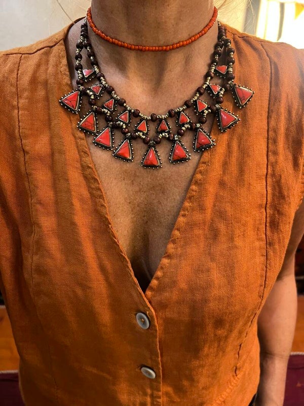 COLLANA KUCHI DIASPRO ROSSO