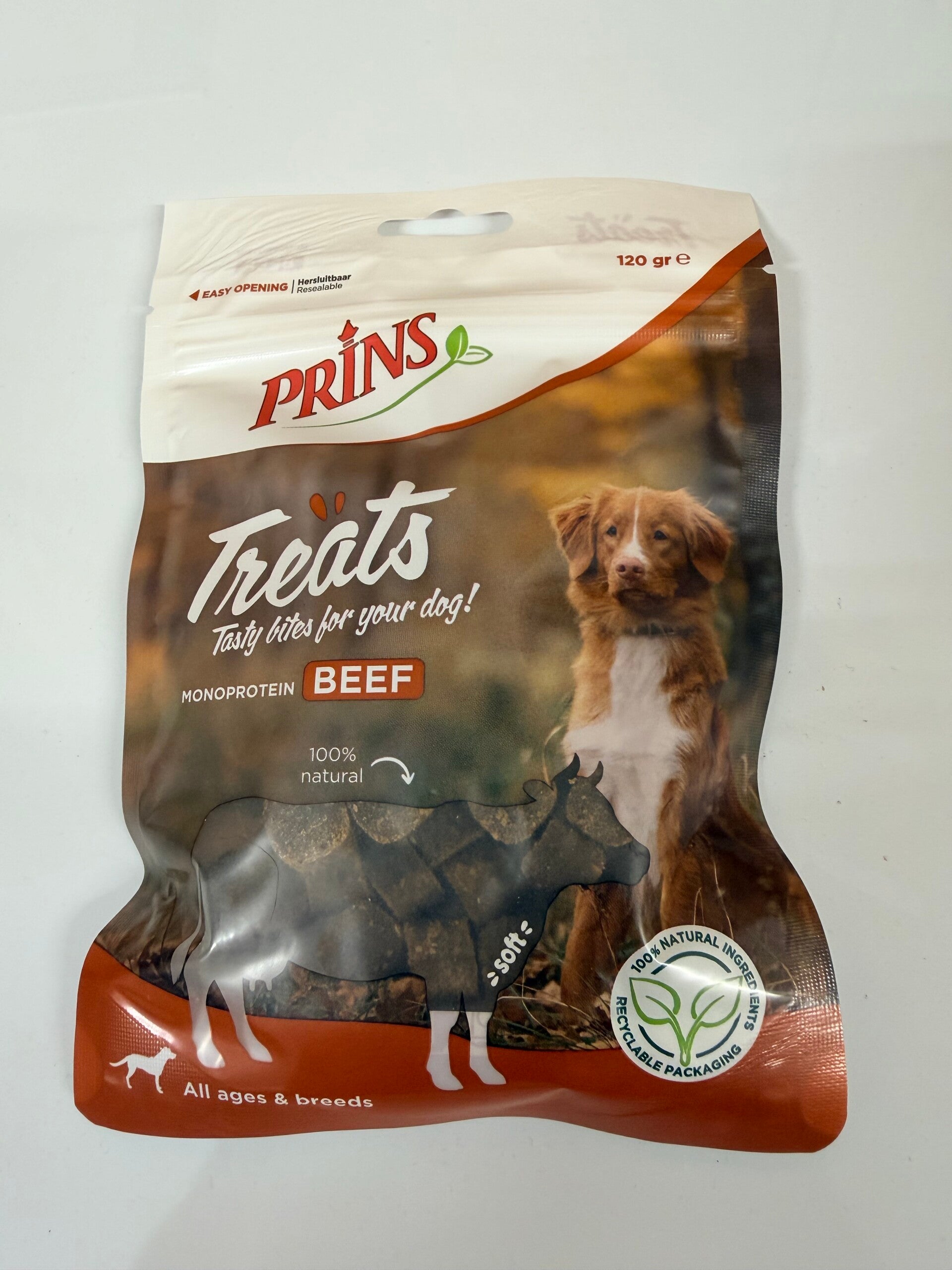 Prins Treats Rund - 120 gram 🐄🐾