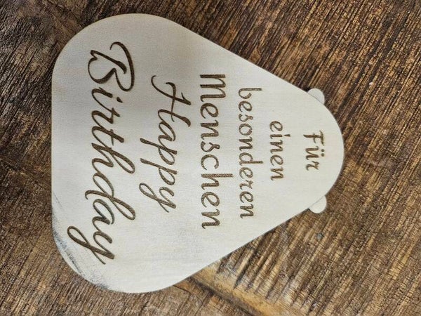 Geburtstagsgeschenk mit Geldfach