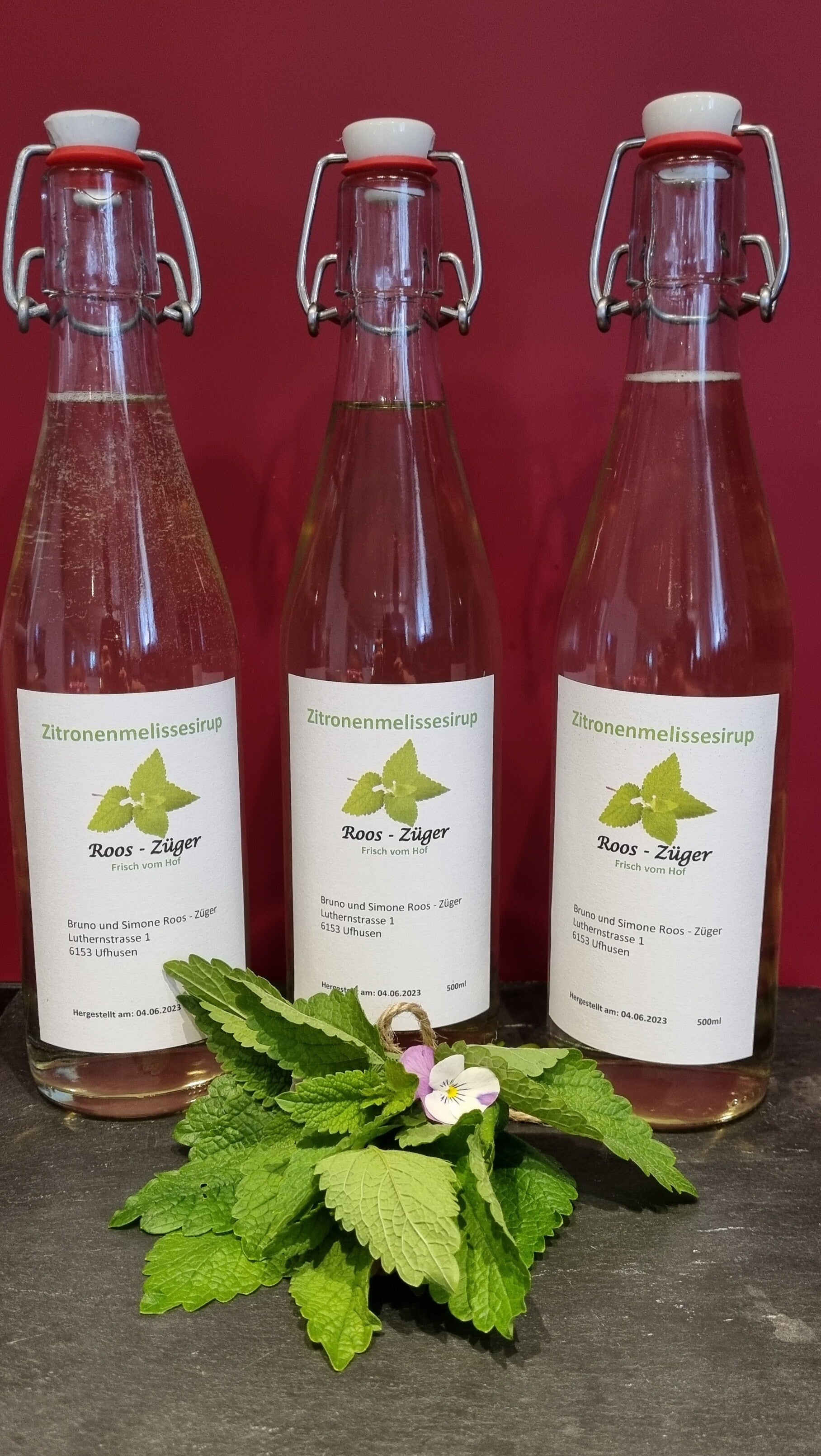 Zitronenmelissesirup 500ml