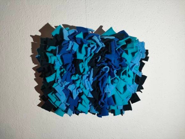 Schnüffeldecke hellblau