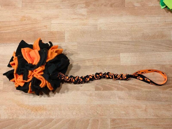 Zerrschnüffelball orange/schwarz