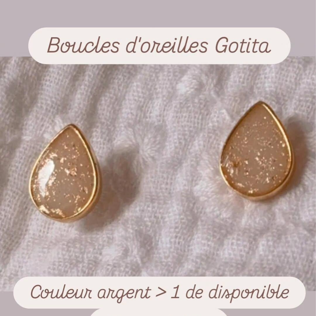 boucles d'oreilles Gotita