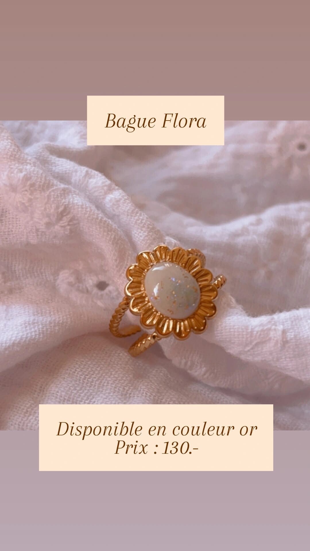 Bague Flora