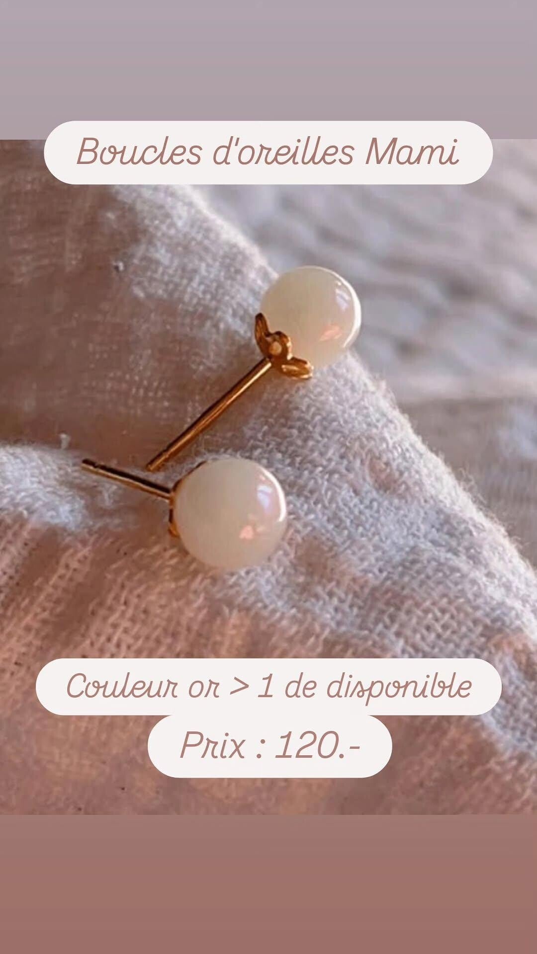 Boucles d'oreilles Mami