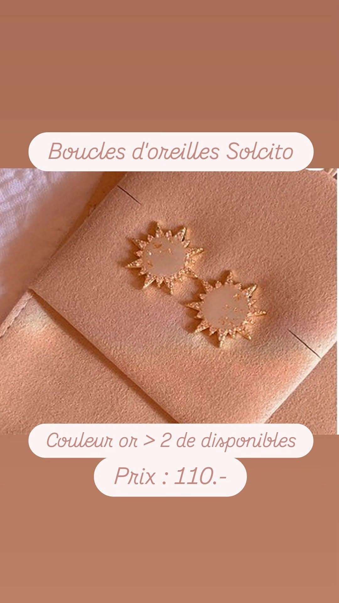 Boucles d'oreilles Solcito