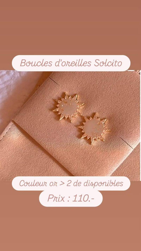 Boucles d'oreilles Solcito