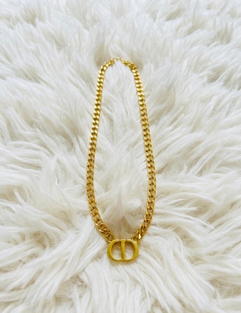 Collar Dorado Eslabones CD