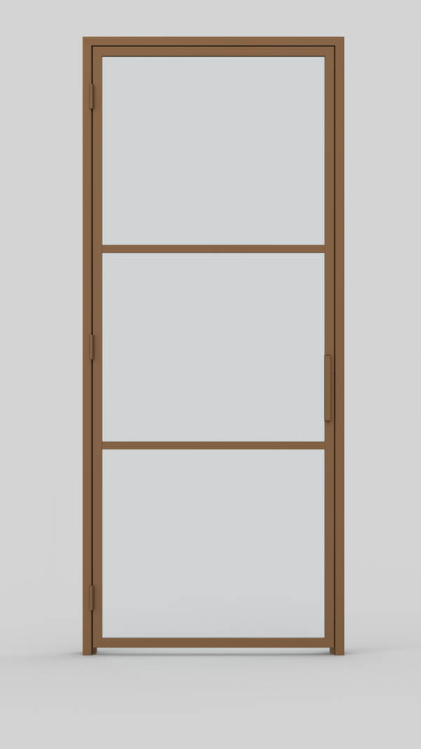 Vision 1 - Bloc-porte intérieur affleurant bronze