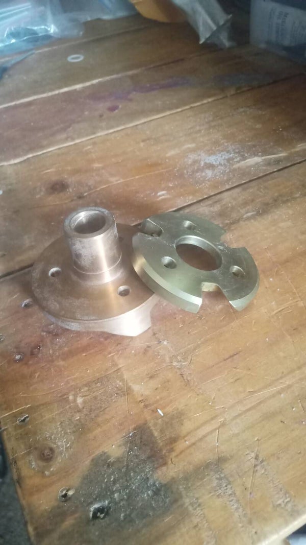 Van one sliding rest  clutch both parts