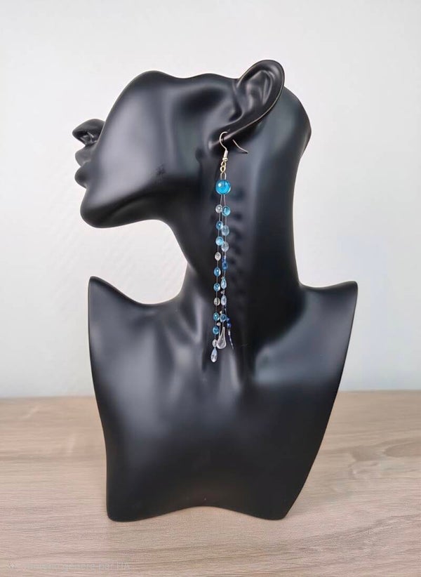 Boucles d’oreilles “Cascade de Lumière”